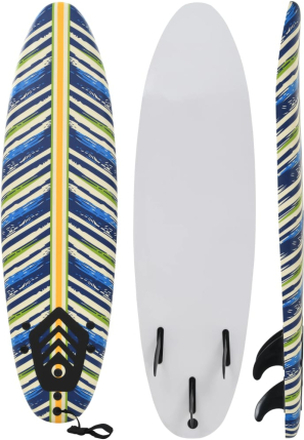 vidaXL Tavola da Surf 170 cm Design a Foglia