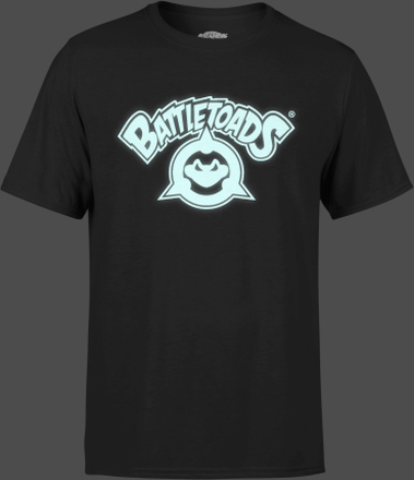 Battle Toads Glow In The Dark T-Shirt - Black - M