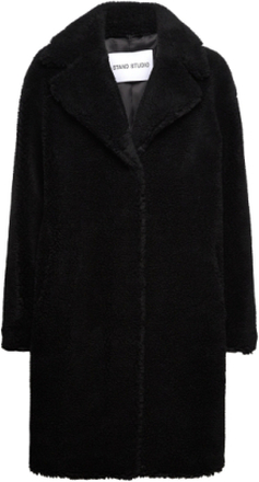 Camille Cocoon Coat Outerwear Coats Winter Coats Black Stand Studio