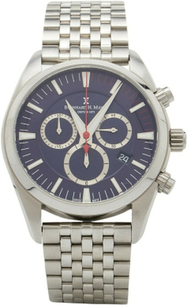 Bernhard H. Mayer Blue rustfritt stål Ascent Chronograph Bh06/Cw Men s Wristwatch 44 mm