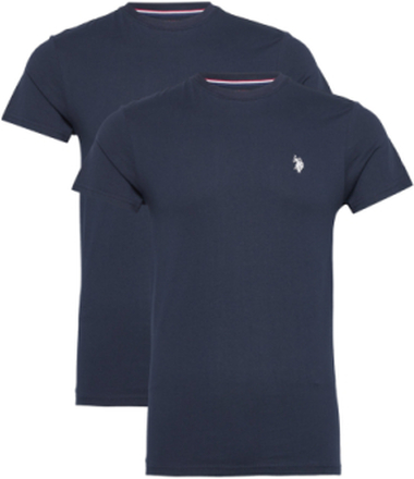 Uspa 2 Pack T-Shirt Cloud Men Tops T-Kortærmet Skjorte Navy U.S. Polo Assn.