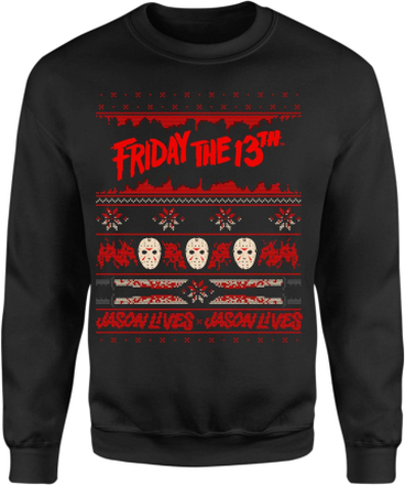 Friday the 13th Jason Lives Christmas Jumper - Black - M - Black