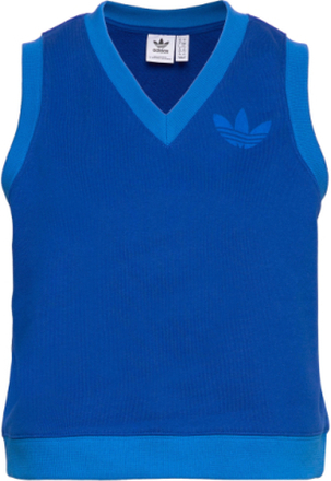 Sweat Vest Vests Knitted Vests Blå Adidas Originals*Betinget Tilbud