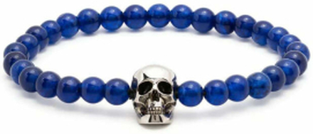 Alexander McQueen Skull Charm armbånd blå