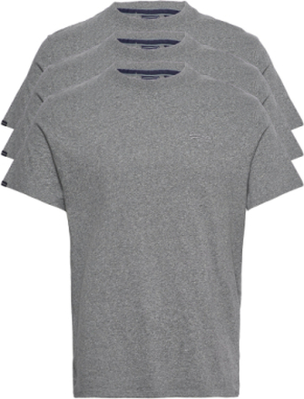 Vle Tee Triple Pack T-shirts Short-sleeved Grå Superdry*Betinget Tilbud