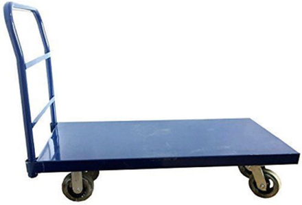 Carrello industriale con pianale a piattaforma per trasporto 500kg a 4 ruote C1299037