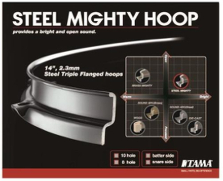 Tama TAMA Steel Mighty Hoop-MFM14S-10BN ( Sejarsidan ), MFM14S-10BN