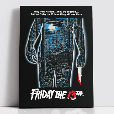 Decorsome x Friday the 13th Classic Poster Rectangular Canvas - 20x30 inch