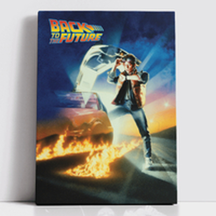 Decorsome x Back To The Future Classic Poster Rectangular Canvas - 20x30 inch
