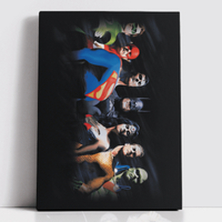 Decorsome x Justice League Core Justice League Rectangular Canvas - 20x30 inch