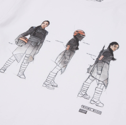 Star Wars Rotating Illustrations Unisex T-Shirt - White - 5XL - White