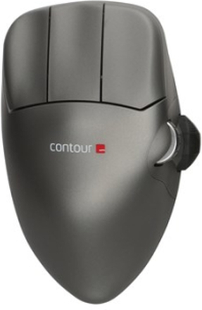 Contour Design Contour Mouse Wireless Large Venstrehåndet 2,800dpi Mus Trådløs Grå