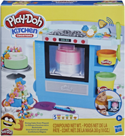 Play-Doh Kitchen Creations Rising Cake Oven Playset Toys Creativity Drawing & Crafts Craft Play Dough Multi/mønstret Play Doh*Betinget Tilbud
