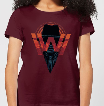 Westworld V.I.P Women's T-Shirt - Burgundy - M - Burgundy