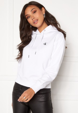 Calvin Klein Jeans CK Embroidery Hoodie YAF Bright White L