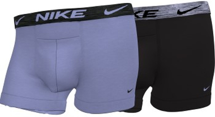 Nike 2P Dri-Fit ReLuxe Trunk Violet/Sort Large Herre