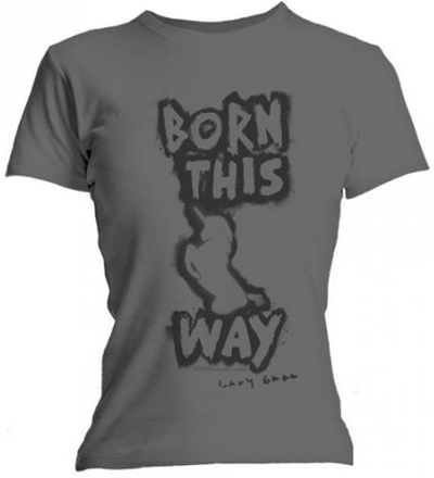 Lady Gaga: Ladies T-Shirt/Born This Way (Small)