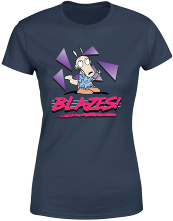 Rockos Modern Life Blazes! Women's T-Shirt - Navy - XXL - Navy