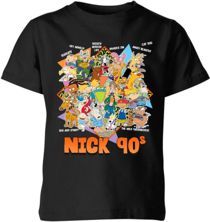 Nickelodeon Nostalgia Kids' T-Shirt - Black - 5-6 Years - Black