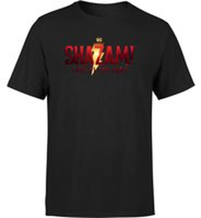 Shazam! Fury of the Gods Logo Unisex T-Shirt - Black - M - Black