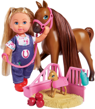 Evi Love - Doctor Evi Welcome Horse Toys Dolls & Accessories Dolls Multi/mønstret Simba Toys*Betinget Tilbud