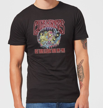 Guns N Roses Illusion Tour Men's T-Shirt - Black - L