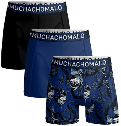 Muchachomalo 3P Cotton Stretch Fox Boxer Blau Muster Baumwolle X-Large Herren