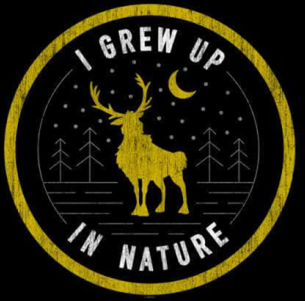 Frozen 2 I Grew Up In Nature Men's T-Shirt - Black - 3XL