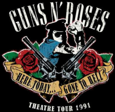 Guns N Roses Here Today... Gone To Hell Men's T-Shirt - Black - 3XL