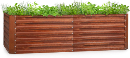 Rust Grow Pallkrage trädgårdsbädd förzinkad stålplåt rost-finish