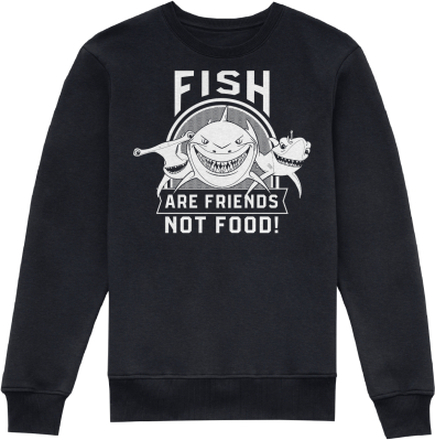 Finding Nemo Fish Are Friends Not Food Kids' Sweatshirt - Black - 5-6 Years - Black