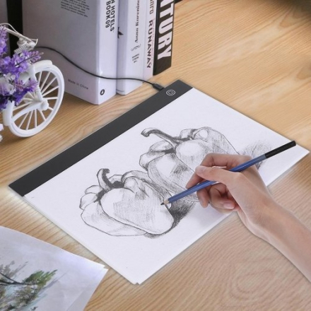 LED Graphic Tablet Writing Painting Light Box Tracing Board Copy Pads Digital Drawing Tablet Stepless dimming