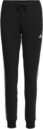 Essentials Single Jersey 3-Stripes Pant Sport Sweatpants Black Adidas Sportswear