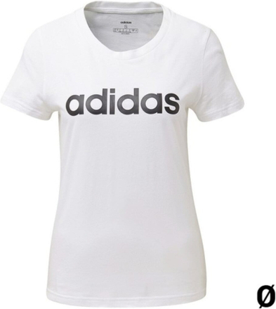 Kortærmet T-shirt til Kvinder Adidas W E LIIN SLIM T DU0629 Hvid S