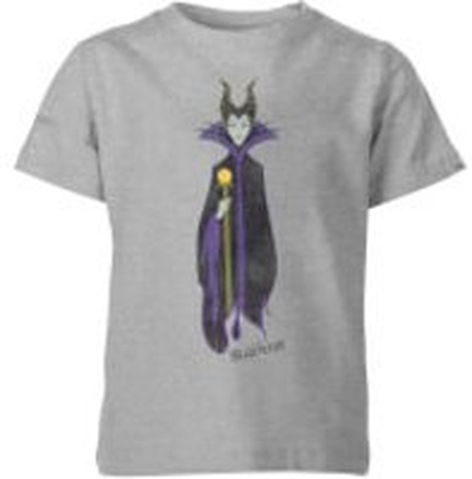 Disney Sleeping Beauty Maleficent Classic Kids' T-Shirt - Grey - 9-10 Years