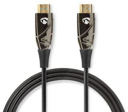 Nedis Aktiva optiska High Speed --HDMI kabel med Ethernet | HDMI- Kontakt | HDMI- Kontakt | 4K@60Hz | 18 Gbps | 40.0 m | Rund | PVC | Svart | Presentbox