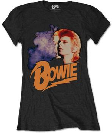 David Bowie: Ladies T-Shirt/Retro Bowie (X-Large)