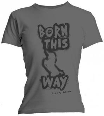 Lady Gaga: Ladies T-Shirt/Born This Way (Large)
