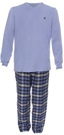 Jockey USA Originals Mix Pyjama Blå bomull X-Large Herre