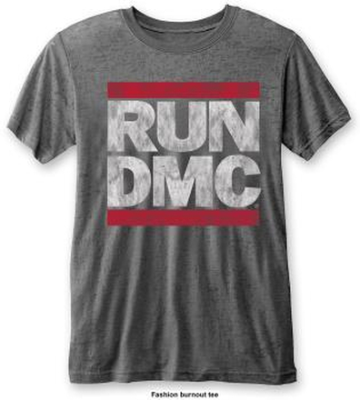 Run DMC: Unisex T-Shirt/DMC Logo (Burnout) (XX-Large)