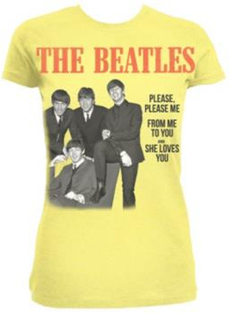 The Beatles: Ladies T-Shirt/Please Please Me (Small)