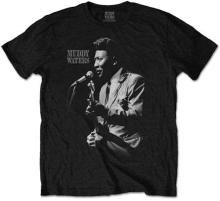 Muddy Waters: Unisex T-Shirt/Muddy Live (Medium)