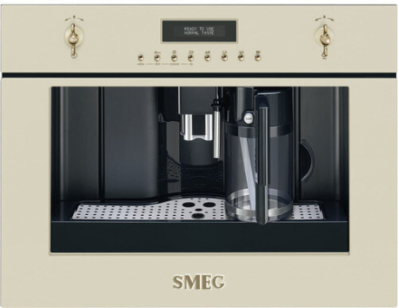 Smeg Cms8451p Inbyggd Kaffemaskin - Creme