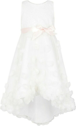 Elfenben Xanthe Ivory 3D Rose Kids Girl Party Dresses