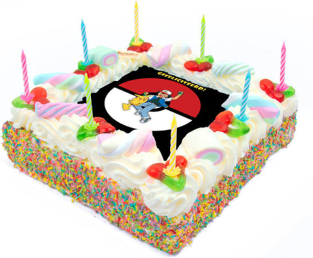 Pokemon verjaardagstaart