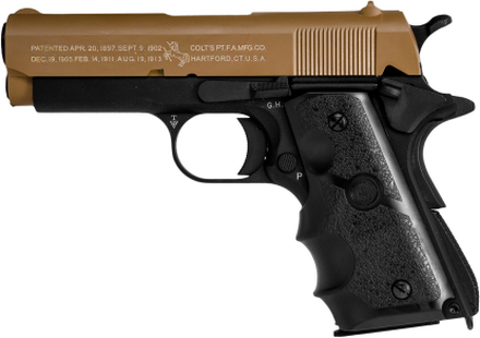 Cybergun Colt 1911 Defender - Tan/Black Gas 6mm