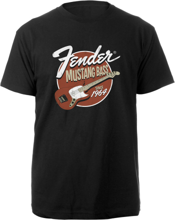 Fender: Unisex T-Shirt/Mustang Bass (Small)