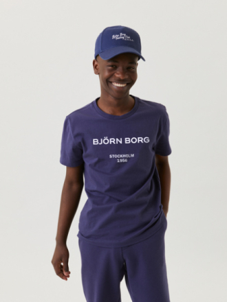 Björn Borg Borg Logo T-shirt Marinblå, 158-164