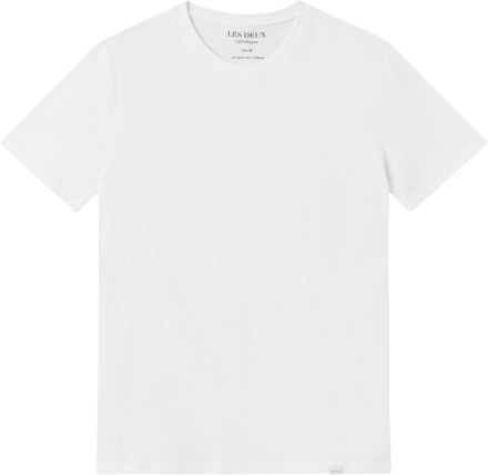 Grunnleggende t-skjorte 2-pack-hvit