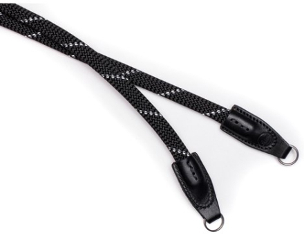 Leica Rope Strap by COOPH, Black Reflective. 126 cm